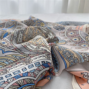 MaraSilk Pure Mulberry Silk Scarf - Oblong Georgette MS582