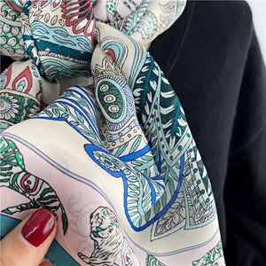 MaraSilk Pure Mulberry Silk Scarf - Oblong Georgette MS582