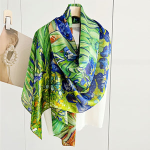 MaraSilk Pure Mulberry Silk Scarf - Oblong Georgette MS583