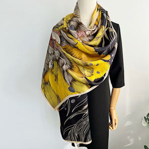 MaraSilk Pure Mulberry Silk Scarf - Oblong Georgette MS584