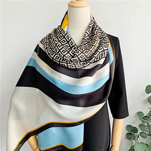 MaraSilk Pure Mulberry Silk Scarf - Oblong Georgette MS585