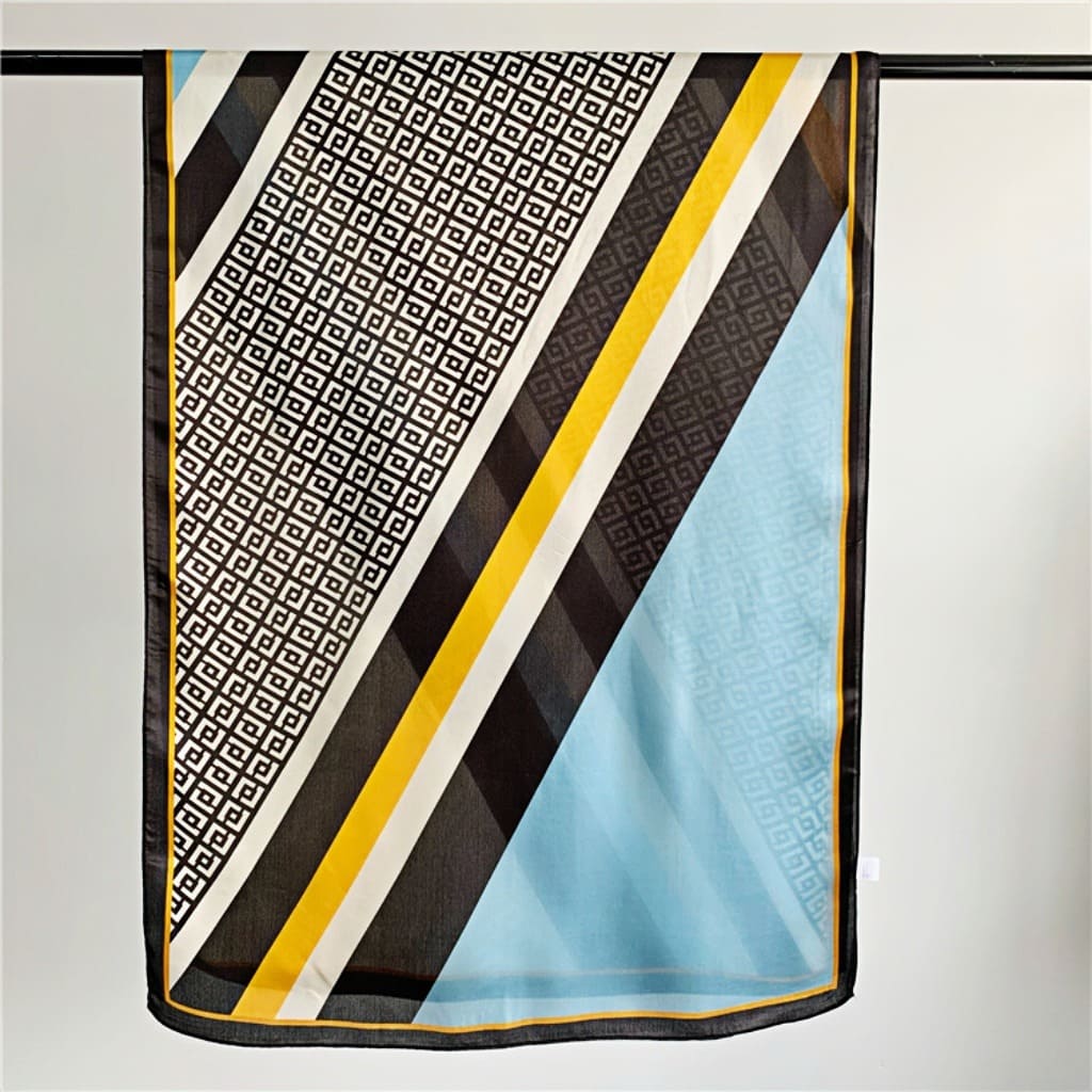 MaraSilk Pure Mulberry Silk Scarf - Oblong Georgette MS585 71" x 26" MS58501