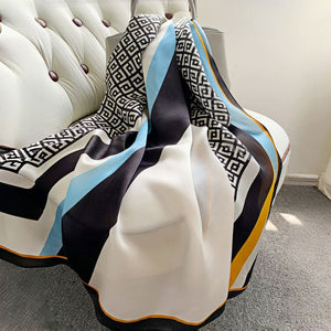 MaraSilk Pure Mulberry Silk Scarf - Oblong Georgette MS585