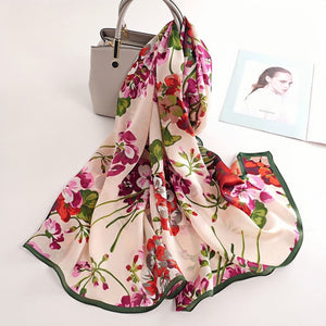 MaraSilk Pure Mulberry Silk Scarf - Oblong Georgette MS586