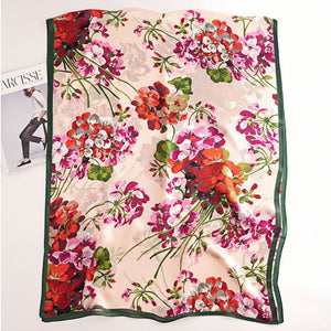 MaraSilk Pure Mulberry Silk Scarf - Oblong Georgette MS586