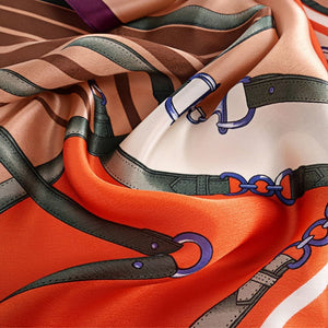 MaraSilk Pure Mulberry Silk Scarf - Oblong Georgette MS587