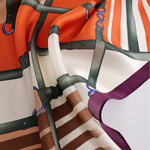 MaraSilk Pure Mulberry Silk Scarf - Oblong Georgette MS587