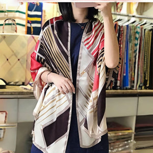 MaraSilk Pure Mulberry Silk Scarf - Oblong Georgette MS587