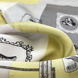 MaraSilk Pure Mulberry Silk Scarf - Oblong Georgette MS588