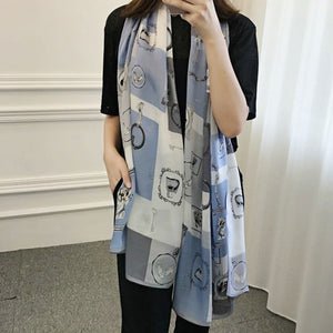 MaraSilk Pure Mulberry Silk Scarf - Oblong Georgette MS588