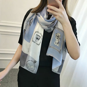 MaraSilk Pure Mulberry Silk Scarf - Oblong Georgette MS588