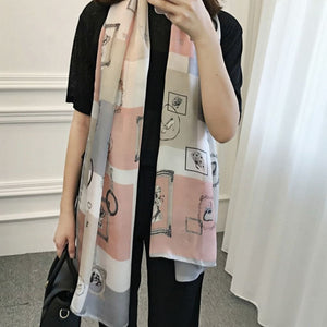 MaraSilk Pure Mulberry Silk Scarf - Oblong Georgette MS588