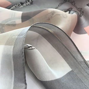 MaraSilk Pure Mulberry Silk Scarf - Oblong Georgette MS588