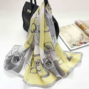 MaraSilk Pure Mulberry Silk Scarf - Oblong Georgette MS588 71" x 26" MS58802