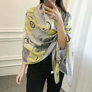 MaraSilk Pure Mulberry Silk Scarf - Oblong Georgette MS588