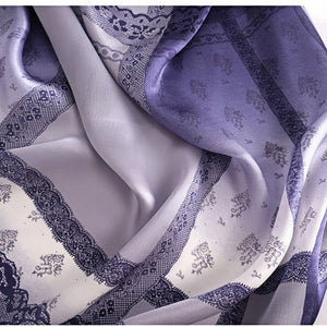 MaraSilk Pure Mulberry Silk Scarf - Oblong Georgette MS589