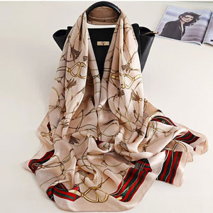 MaraSilk Pure Mulberry Silk Scarf - Oblong Georgette MS591