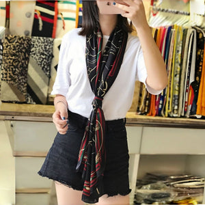 MaraSilk Pure Mulberry Silk Scarf - Oblong Georgette MS591