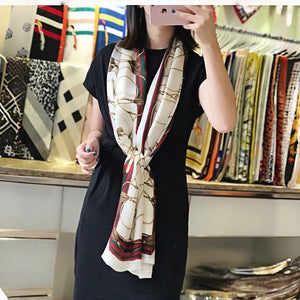 MaraSilk Pure Mulberry Silk Scarf - Oblong Georgette MS591