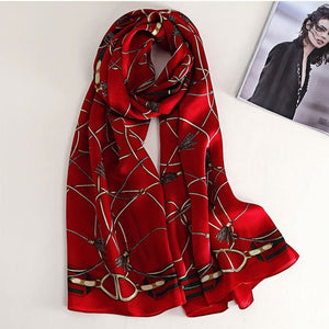 MaraSilk Pure Mulberry Silk Scarf - Oblong Georgette MS591