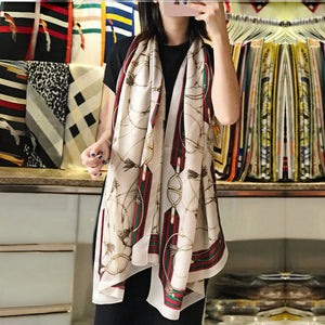 MaraSilk Pure Mulberry Silk Scarf - Oblong Georgette MS591