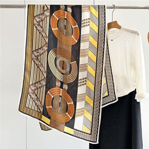 MaraSilk Pure Mulberry Silk Scarf - Oblong Georgette MS592