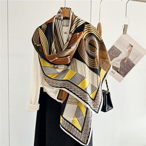 MaraSilk Pure Mulberry Silk Scarf - Oblong Georgette MS592