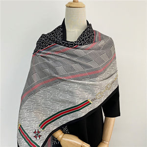 MaraSilk Pure Mulberry Silk Scarf - Oblong Georgette MS594