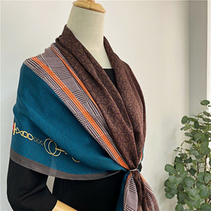 MaraSilk Pure Mulberry Silk Scarf - Oblong Georgette MS594