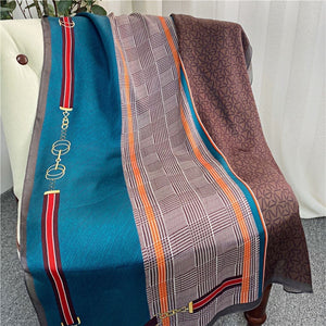 MaraSilk Pure Mulberry Silk Scarf - Oblong Georgette MS594