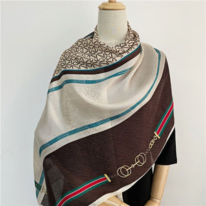 MaraSilk Pure Mulberry Silk Scarf - Oblong Georgette MS594