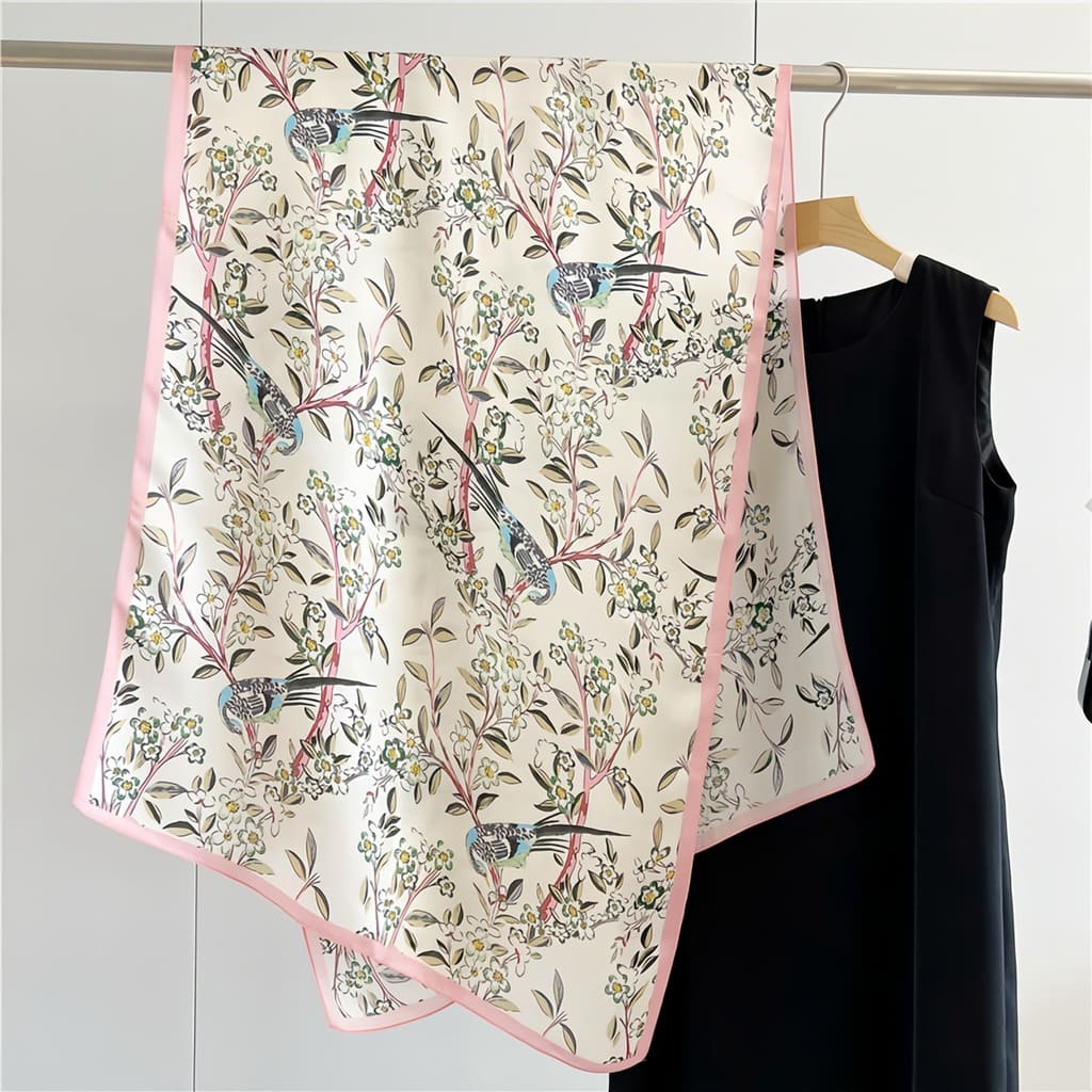 MaraSilk Pure Mulberry Silk Scarf - Oblong Georgette MS595 71" x 26" MS59501