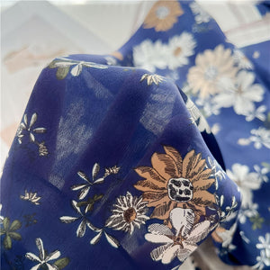 MaraSilk Pure Mulberry Silk Scarf - Oblong Georgette MS595