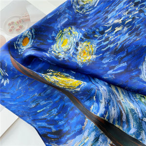 MaraSilk Pure Mulberry Silk Scarf - Oblong Georgette MS595