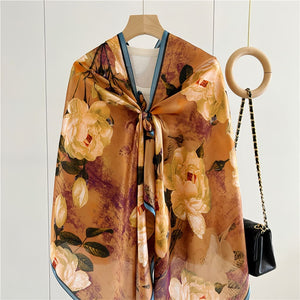 MaraSilk Pure Mulberry Silk Scarf - Oblong Georgette MS595