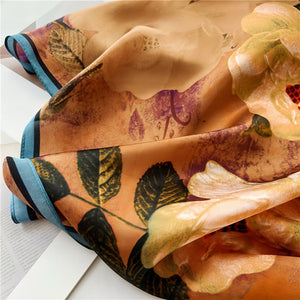 MaraSilk Pure Mulberry Silk Scarf - Oblong Georgette MS595