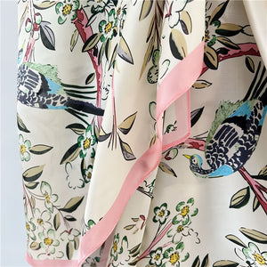 MaraSilk Pure Mulberry Silk Scarf - Oblong Georgette MS595