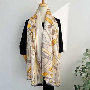 MaraSilk Pure Mulberry Silk Scarf - Oblong Georgette MS596