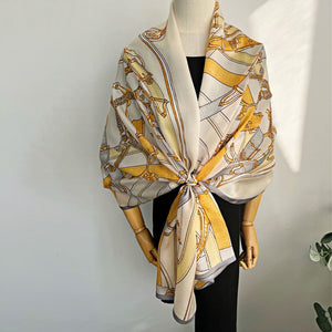 MaraSilk Pure Mulberry Silk Scarf - Oblong Georgette MS596 71" x 26" MS59601