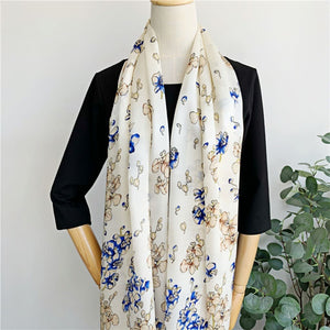 MaraSilk Pure Mulberry Silk Scarf - Oblong Georgette MS597
