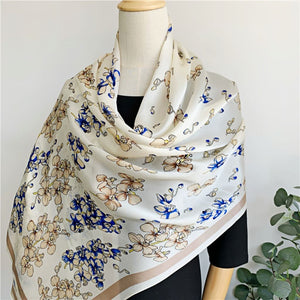 MaraSilk Pure Mulberry Silk Scarf - Oblong Georgette MS597