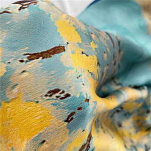 MaraSilk Pure Mulberry Silk Scarf - Oblong Georgette MS598