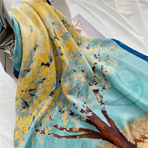 MaraSilk Pure Mulberry Silk Scarf - Oblong Georgette MS598