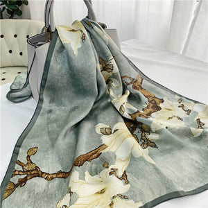 MaraSilk Pure Mulberry Silk Scarf - Oblong Georgette MS599