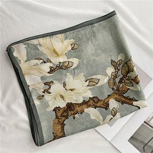 MaraSilk Pure Mulberry Silk Scarf - Oblong Georgette MS599