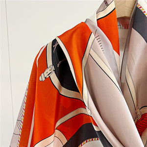 MaraSilk Pure Mulberry Silk Scarf - Oblong Georgette MS601