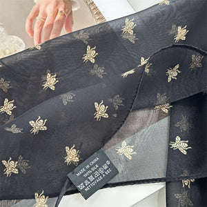 MaraSilk Pure Mulberry Silk Scarf - Oblong Georgette MS633