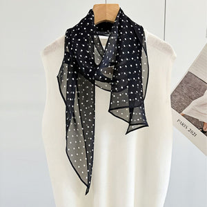 MaraSilk Pure Mulberry Silk Scarf - Oblong Georgette MS633