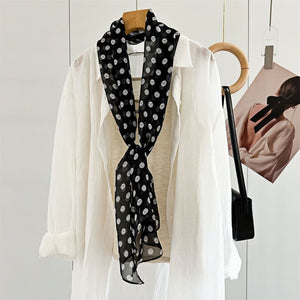 MaraSilk Pure Mulberry Silk Scarf - Oblong Georgette MS634