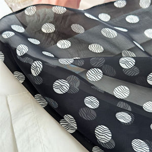 MaraSilk Pure Mulberry Silk Scarf - Oblong Georgette MS634